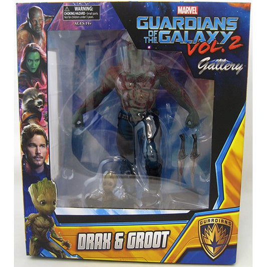 2017 Diamond Select Toys Guardians of the Galaxy Vol. 2 Drax & Groot PVC Figure