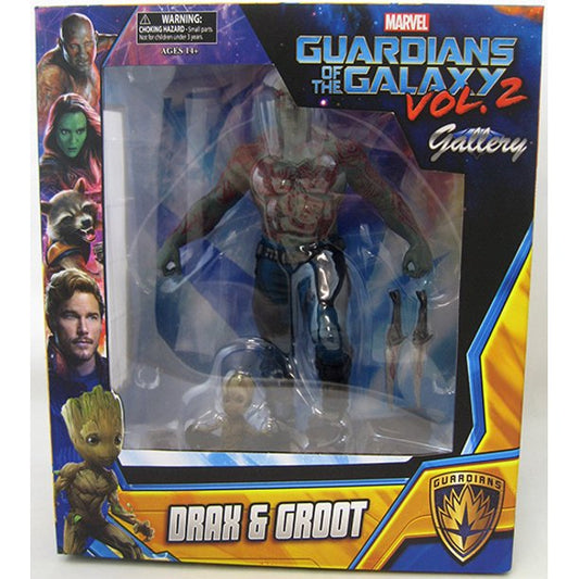 2017 Diamond Select Toys Guardians of the Galaxy Vol. 2 Drax & Groot PVC Figure