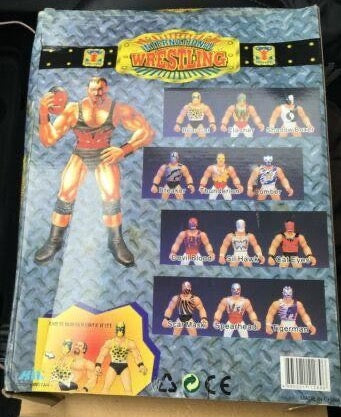 2000 Hinstar International Wrestling Bootleg/Knockoff Multi Character Wrestler 4-Pack