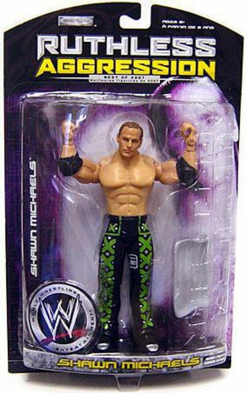 2007 WWE Jakks Pacific Ruthless Aggression Best of 2007 Shawn Michaels