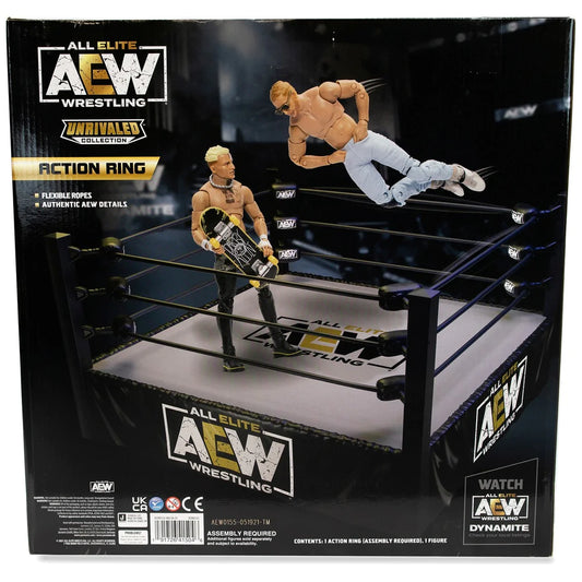 2021 AEW Jazwares Unrivaled Collection Exclusive Action Ring with Exclusive Adam Page Figure Included!