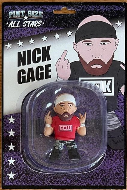 2021 Pro Wrestling Loot Pint Size All Stars Nick Gage [With Red GCW Shirt, May]