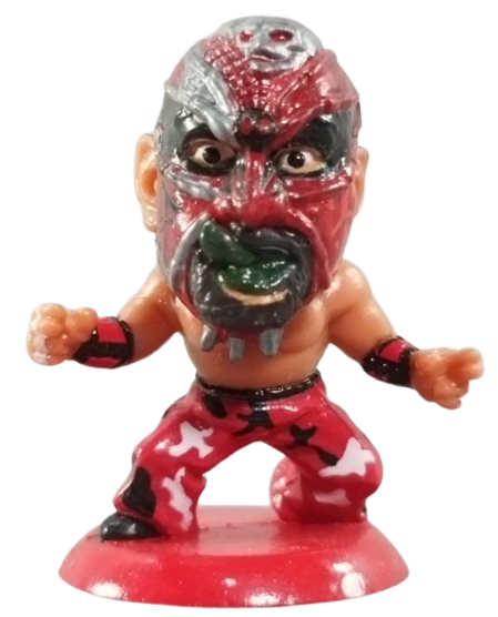 2005 CharaPro Mini Big Heads/Pro-Kaku Heroes Series 1 Great Muta [With Red Pants, In Arms Open Pose]
