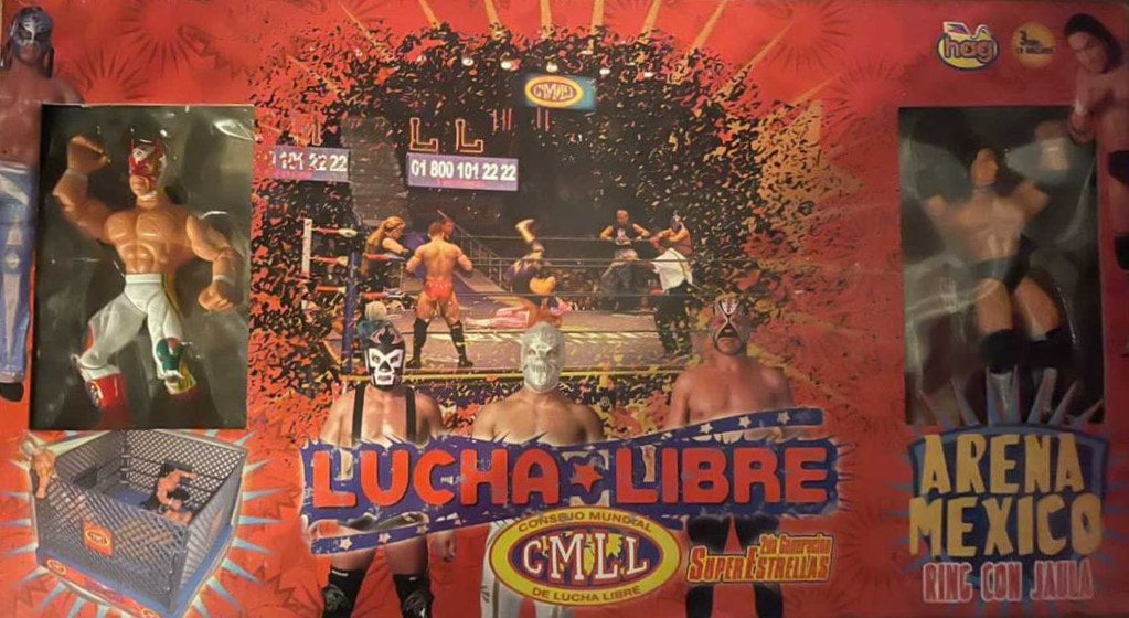2007 CMLL Hag Distribuidoras 6.5" Super Estrellas Arena Mexico [With Ultimo Guerrero & Hijo del Perro Aguayo]