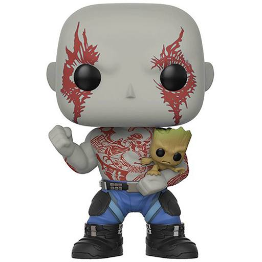 2017 Funko Guardians of the Galaxy Vol. 2 POP! Vinyls 262 Drax With Groot