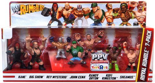 2013 WWE Mattel Rumblers Series 3 Royal Rumble 7-Pack: Kane, Big Show, Rey Mysterio, John Cena, Randy Orton, Kofi Kingston & Sheamus [Exclusive]