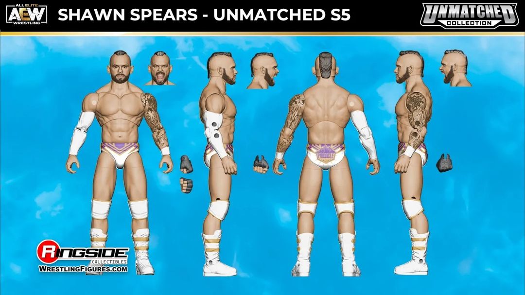 2022 AEW Jazwares Unmatched Collection Series 5 #35 Shawn Spears