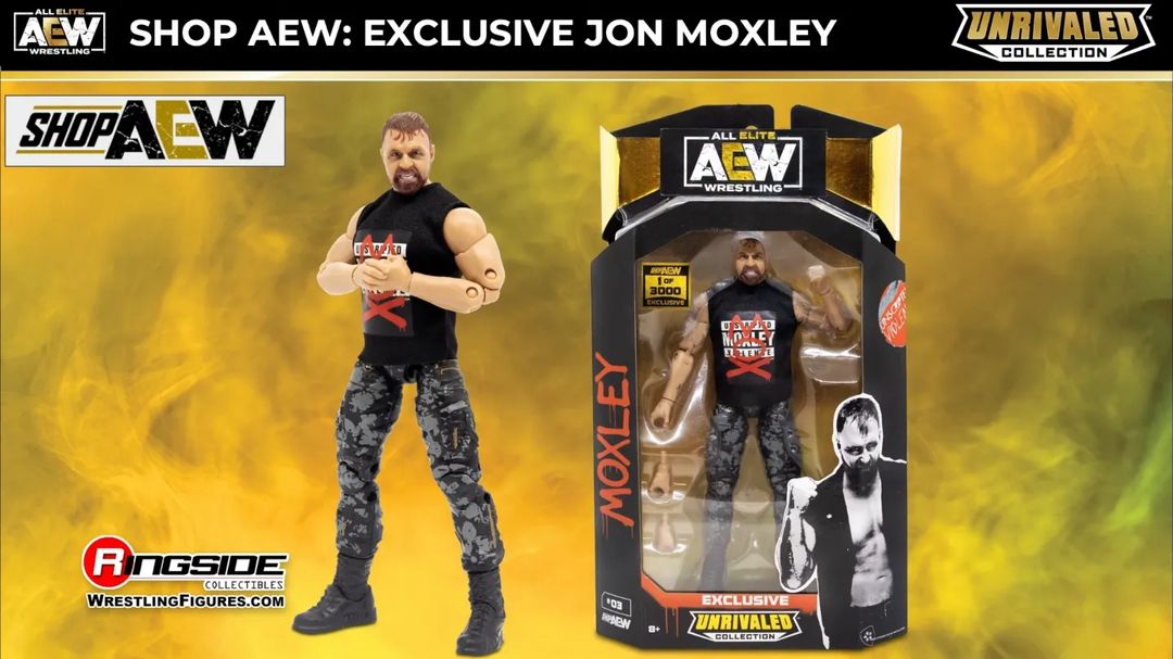 2022 AEW Jazwares Unrivaled Collection Shop AEW Exclusive #03 "Designed by Mox" Jon Moxley