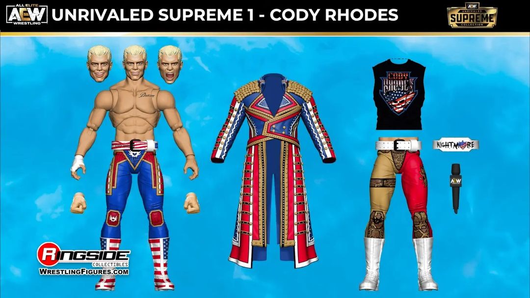 AEW Jazwares Unrivaled Supreme Collection Cody Rhodes store