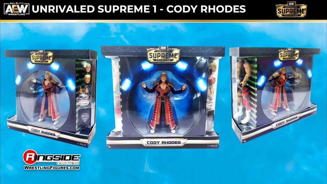 Cody Rhodes - AEW Supreme Collection 1 Toy Wrestling Action Figure by  Jazwares!