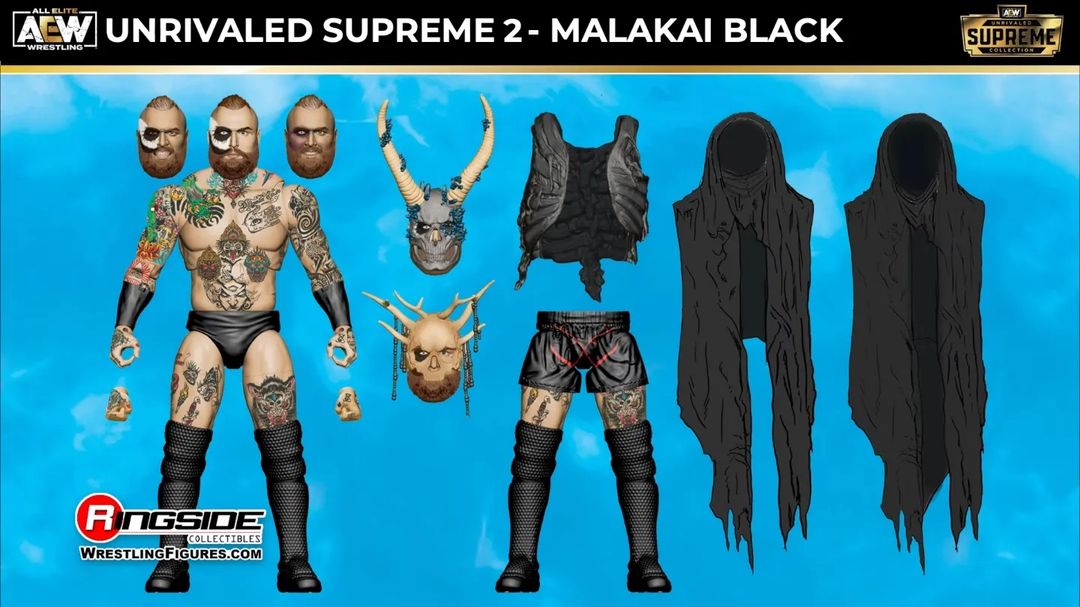 Malakai Black - AEW Supreme Collection 2 Toy Wrestling Action Figure by  Jazwares!