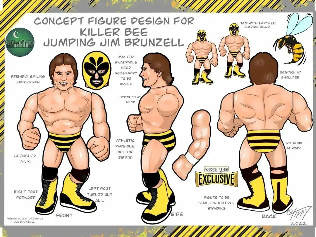 2025 Epic Toys Wrestling Megastars 2-Pack: The Killer Bees