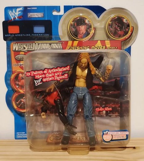 2001 WWF Jakks Pacific Finishing Moves Series 1 "Choke Slam": Undertaker & Kane