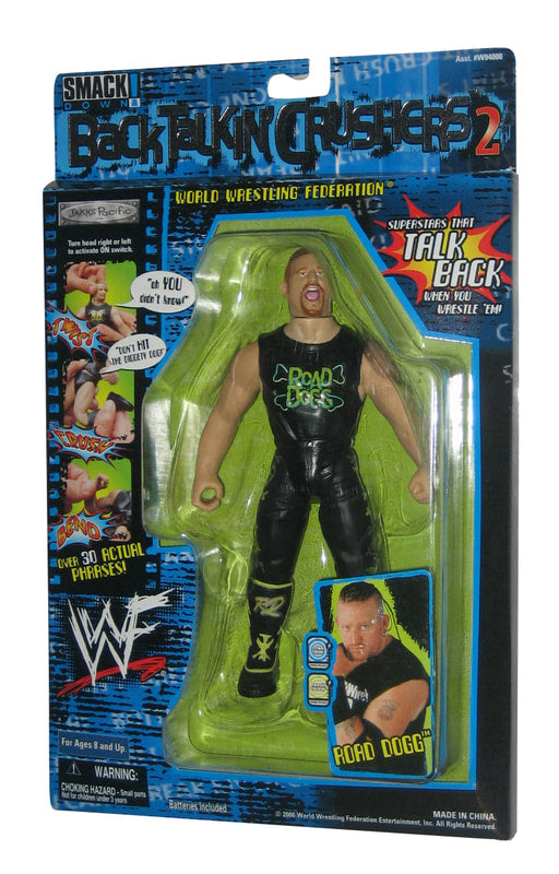 2000 WWF Jakks Pacific Back Talkin' Crushers Series 2 Road Dogg