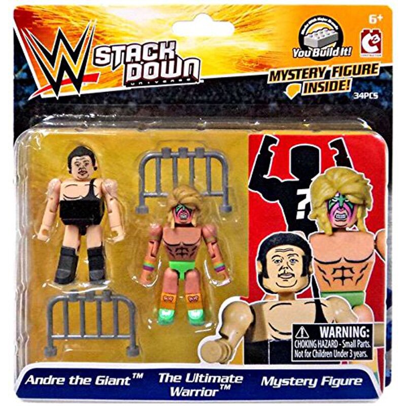2015 WWE Bridge Direct StackDown Series 4 Andre the Giant, Ultimate Warrior & Hulk Hogan
