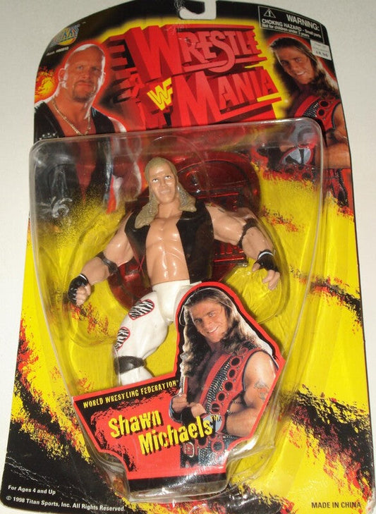 1998 WWF Jakks Pacific WrestleMania XIV Shawn Michaels