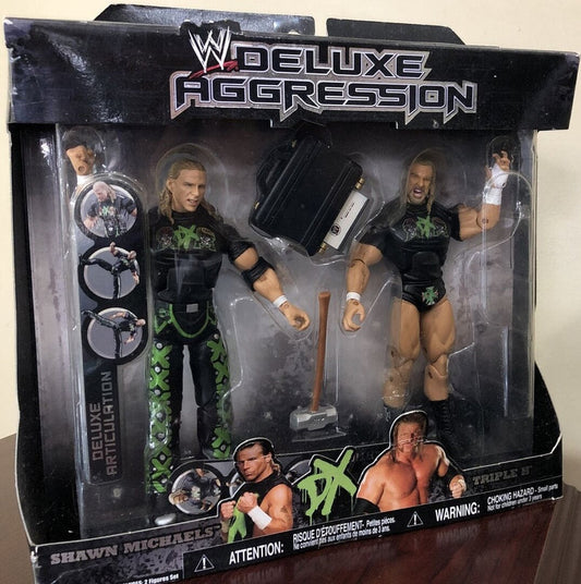 2007 WWE Jakks Pacific Deluxe Aggression DX: Shawn Michaels & Triple H [Exclusive]