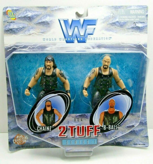 1998 WWF Jakks Pacific 2 Tuff Series 1 D.O.A.: Chainz & 8-Ball