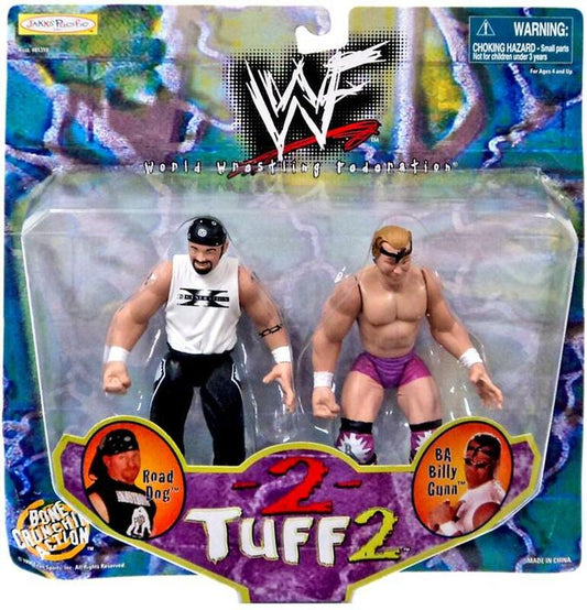 1998 WWF Jakks Pacific 2 Tuff Series 2 Road Dogg & BA Billy Gunn
