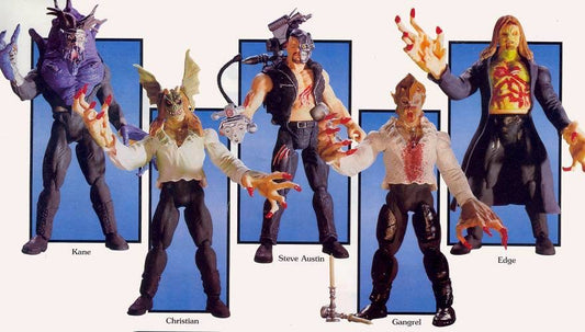 WWF Jakks Pacific Titantron Live Unreleased Bloodlines Series: Kane, Christian, Steve Austin, Gangrel & Edge