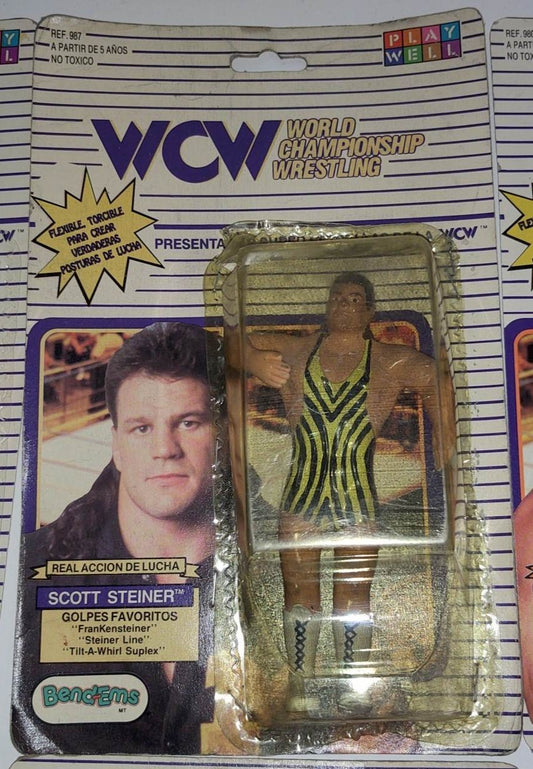 1991 WCW Play Well Bend-Ems Scott Steiner