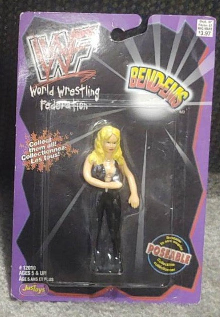 1998 WWF Just Toys Bend-Ems Canadian Series 9 Sable