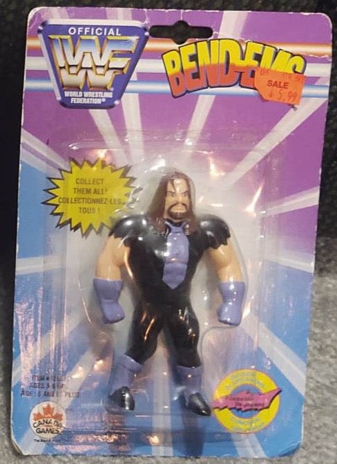 1997 WWF Just Toys Bend-Ems Canadian Champions Undertaker