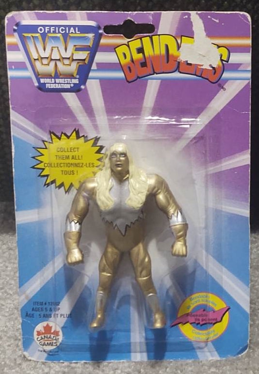 1997 WWF Just Toys Bend-Ems Canadian Champions Goldust