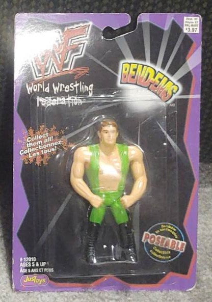 1998 WWF Just Toys Bend-Ems Canadian Series 9 Brian Christopher