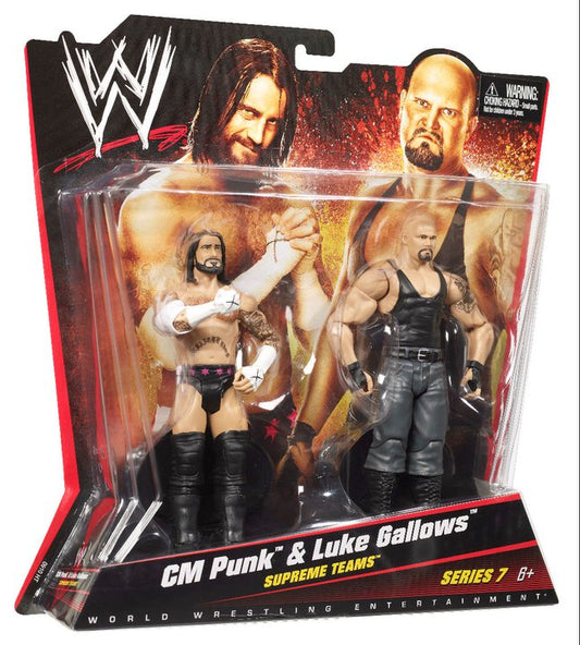 2010 WWE Mattel Basic Battle Packs Series 7 CM Punk & Luke Gallows