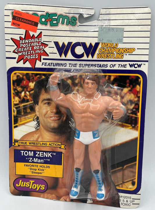 1990 WCW Just Toys Bend-Ems Tom Zenk