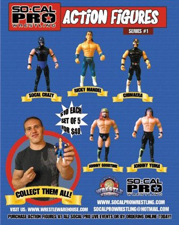 Ricky Mandel 2010 Wrestle Warehouse SoCal Pro Wrestling Series 1 Ricky Mandel [With ...