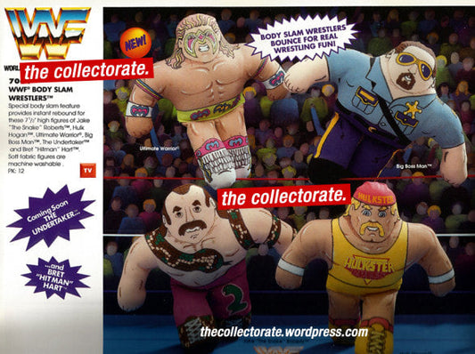 Unreleased WWF Hasbro Wrestling Buddies: Ultimate Warrior, Big Boss Man, Jake "The Snake" Roberts" & Hulk Hogan
