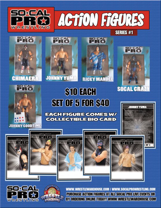 2010 Wrestle Warehouse SoCal Pro Wrestling Series 1 Johnny Goodtime [With Powerpad]
