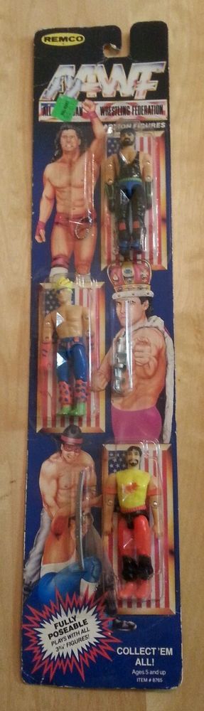 Remco All-American Wrestling Federation Crushing Thunder, Shockwave & Rick "The Rat" Reynolds