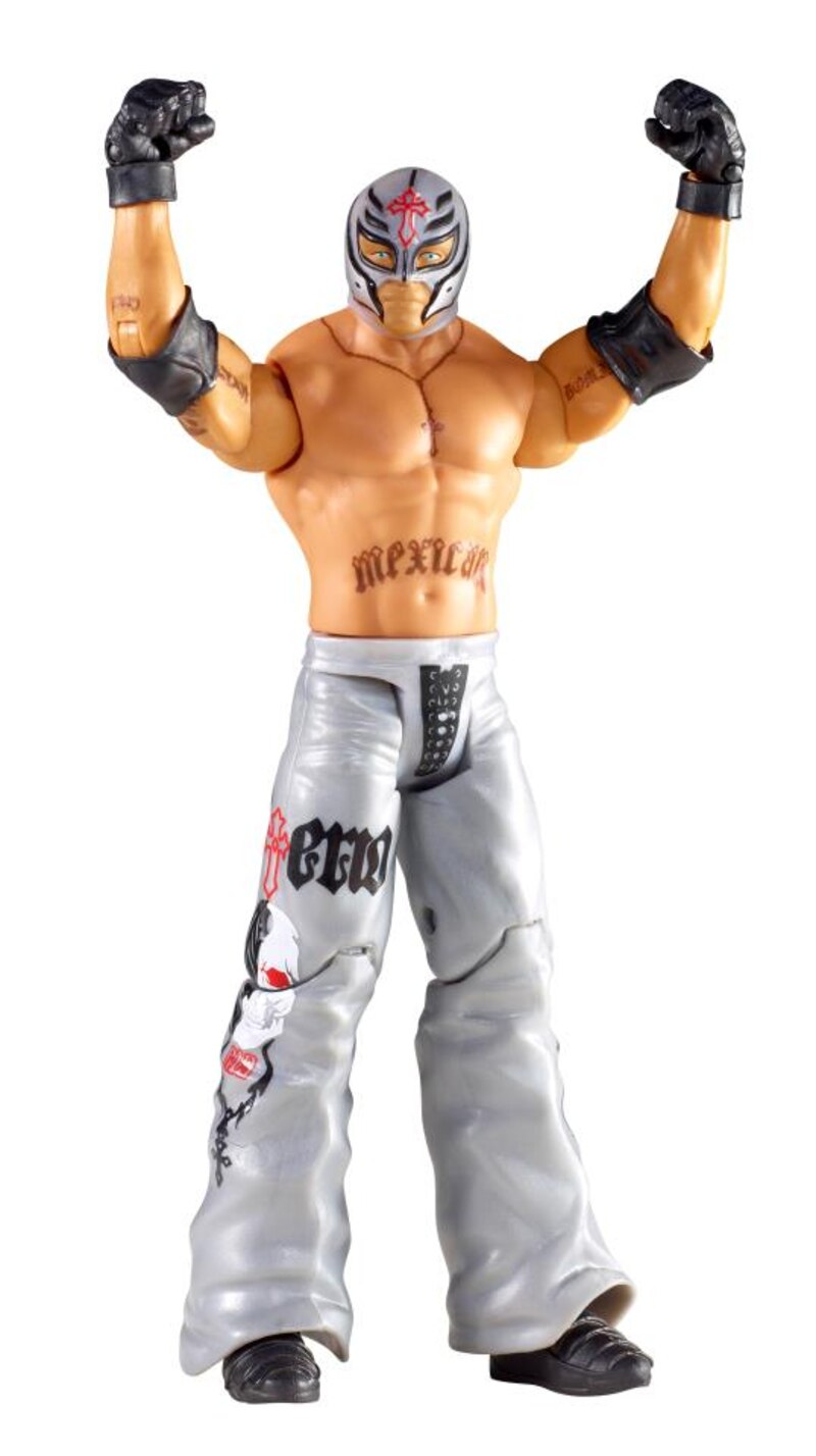 Action Figure WWE Mattel Rey Mysterio Royal Rumble Elite Collection: 15 Cm, Accessori E Pezzo Build Dok Hendrix