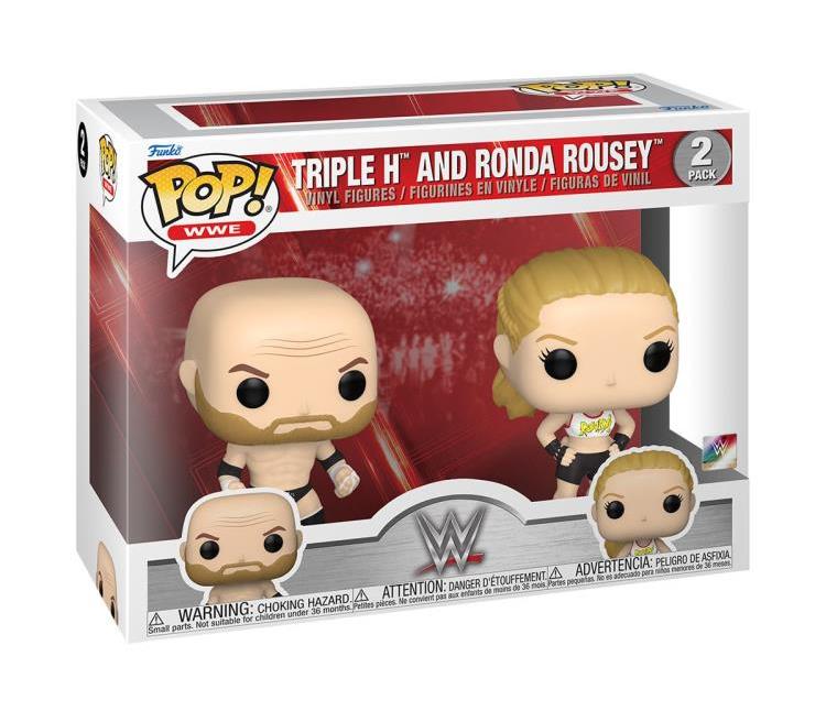 2023 WWE Funko POP! Vinyls 2-Pack: Triple H & Ronda Rousey