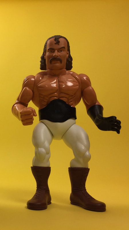 Unreleased WWF Star Toys 14" Articulated Jake "The Snake" Roberts [With White Tights]