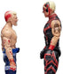 2020 AEW Jazwares Unrivaled Collection Ringside Exclusive #18 "Blood & Guts: Blood Brothers": Dustin Rhodes & Cody Rhodes