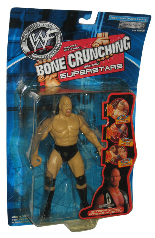 2001 WWF Jakks Pacific Bone Crunching Superstars Stone Cold Steve Austin