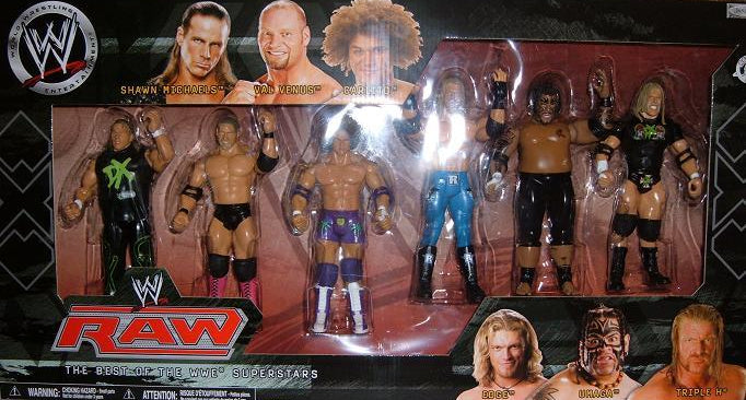2007 WWE Jakks Pacific Raw: The Best of the WWE Superstars [With Shawn Michaels, Val Venis, Carlito, Edge, Umaga & Triple H]