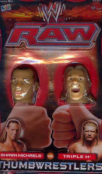 2007 WWE Kids Only RAW Thumbwrestlers: Shawn Michaels vs. Triple H