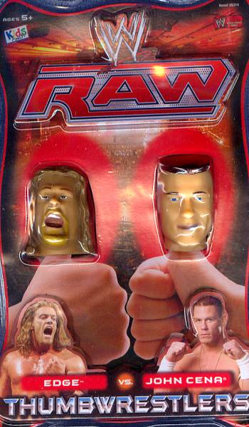 2007 WWE Kids Only RAW Thumbwrestlers: John Cena vs. Edge