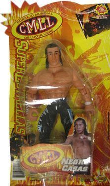 2007 CMLL Hag Distribuidoras 6.5" Super Estrellas Series 1 Negro Casas