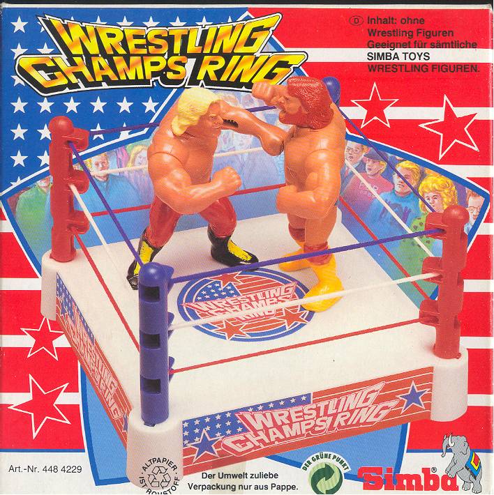 1992 Simba Toys Wrestling Champs Wrestling Champs Ring [Mini]