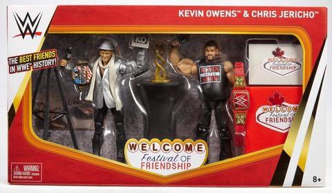 2017 WWE Mattel Elite Collection Epic Moments Festival of Friendship: Chris Jericho & Kevin Owens [With Corrected Titles]