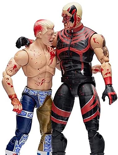 AEW Unrivaled Blood Brothers Blood store & Guts Figures MOC