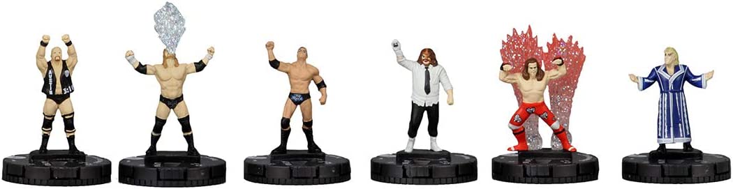 2019 WWE WizKids HeroClix Rock 'N' Sock Connection 6-Piece Starter Set