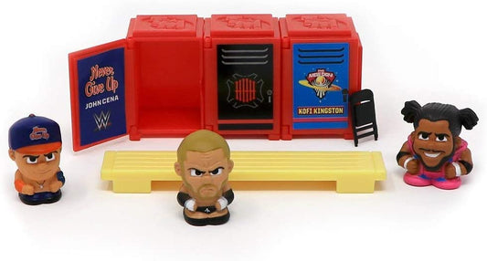 2016 Party Animal Toys WWE TeenyMates Series 2 Lock Room Set