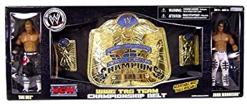 2008 WWE Jakks Pacific WWE Tag Team Championship Belt [With The Miz & John Morrison]